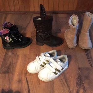 Girls boots and sneaker box!